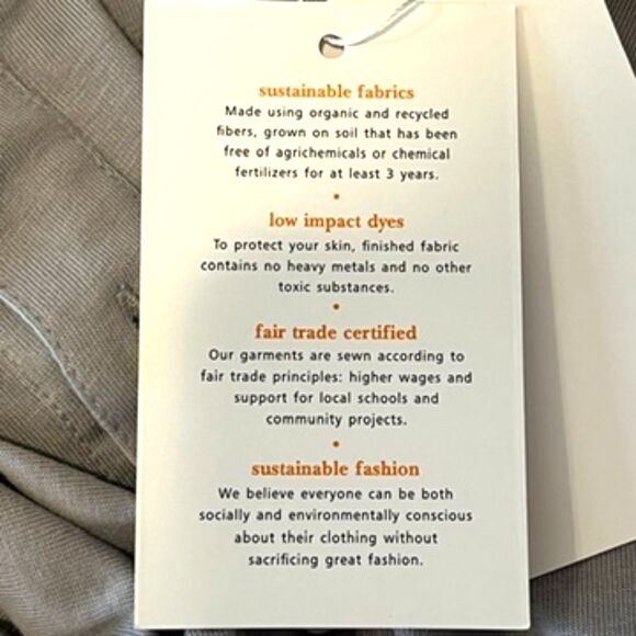 Vustra Light Grey Henley Men's XL Organic Cotton Long Sleeves NEW NWT - Picture 6 of 8